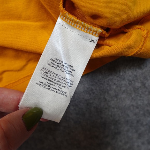 Ralph Lauren Top Womens Small Long Sleeve Ruffle Cuff Gold Button Crew Neck - Picture 5 of 11